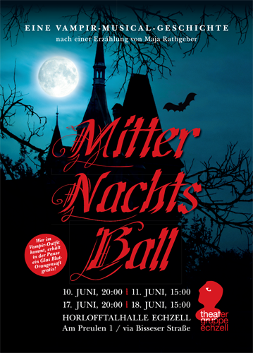 Garfik: Plakat zum Mitternachtsball